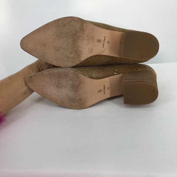 Bill Blass Snake Print Ankle booties Size 7.5 - Picture 6 of 8